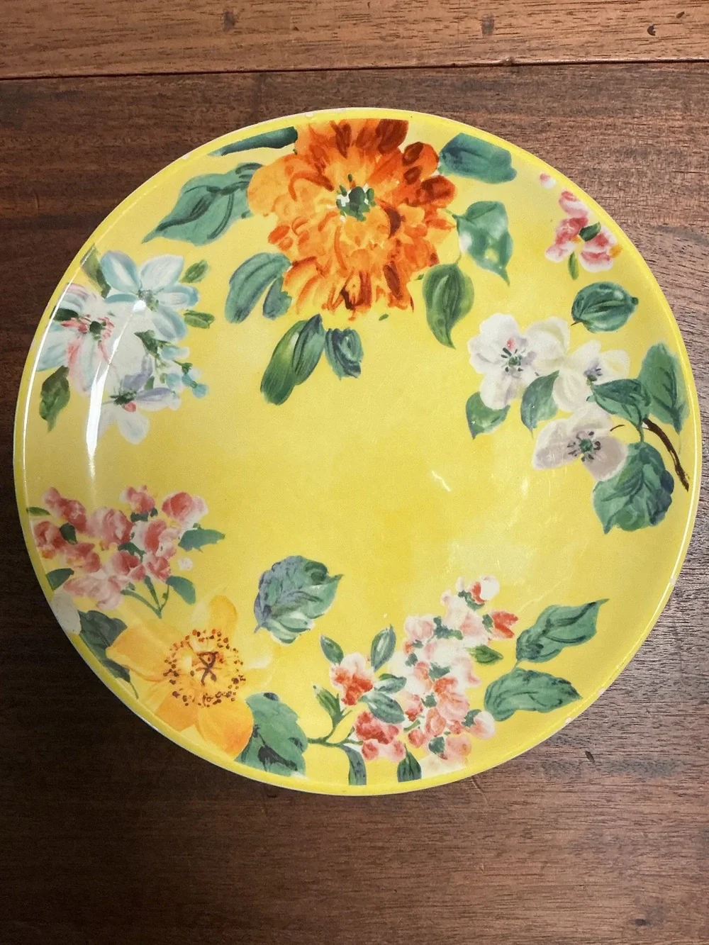 Set of 4 Maxcera Garden Floral Salad Plates